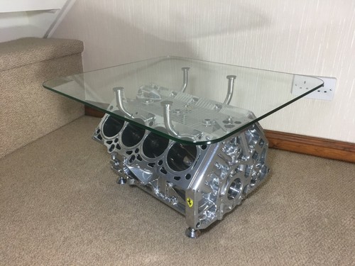 Ferrari V8 Engine Block Coffee Table - Picture 3 of 12