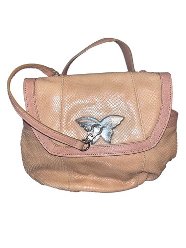 Brighton Handtasche Portabella Crossbody Schultertasche mit Schmetterling Emblem - Bild 1 von 14
