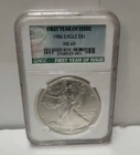 NGC MS69 1986 $1 American Silver Eagle