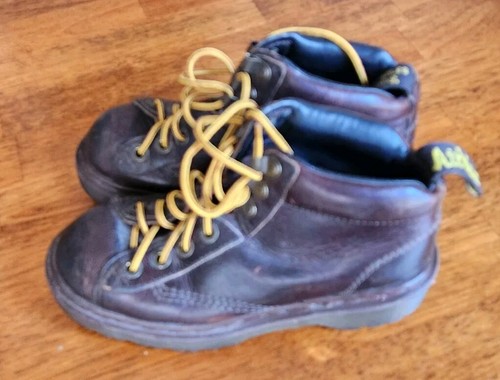 Dr. Martens Brown Leather 8287 Lace Up Ankle Boots Work Mens US Size 3