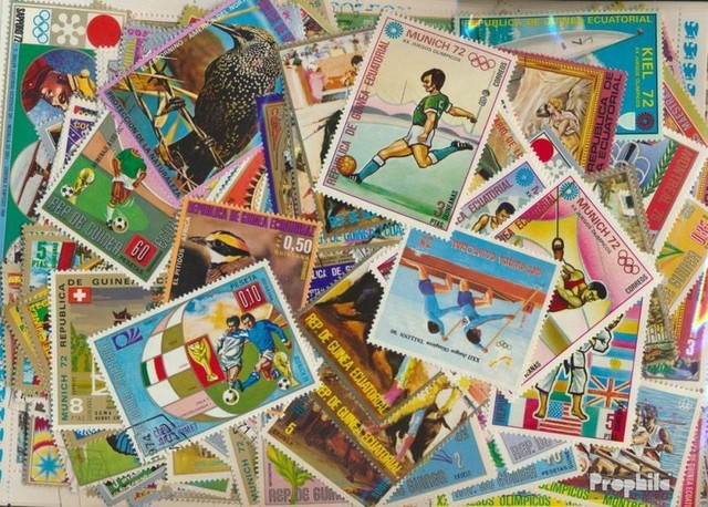 Briefmarken Äquatorialguinea 500 verschiedene Marken JV8105 Briefmarken Äquatorialguinea 500 verschiedene Marken JV8105