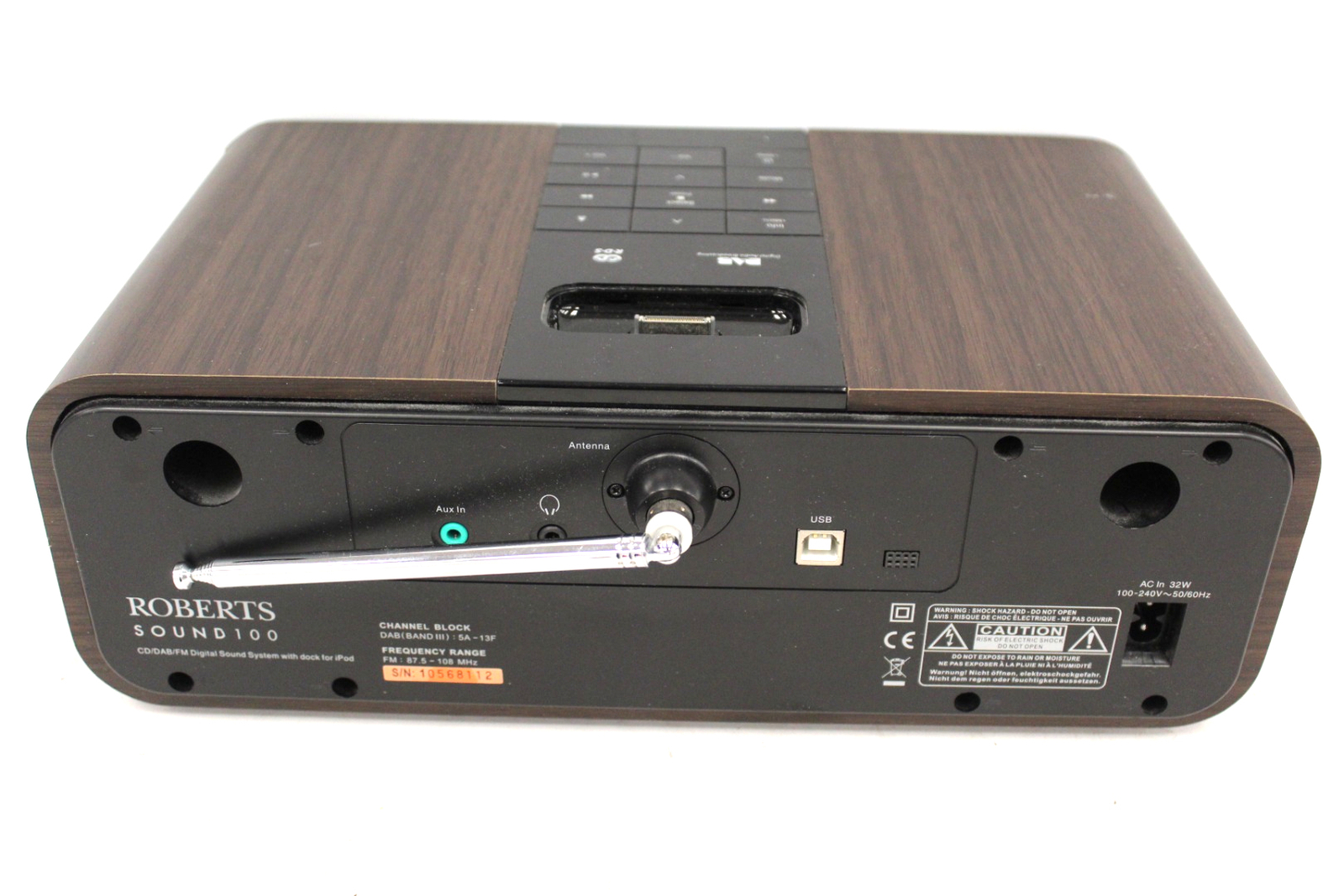 Roberts Sound 100 Radio Dab/FM MP3 Playback Ipod Dock H55 eBay