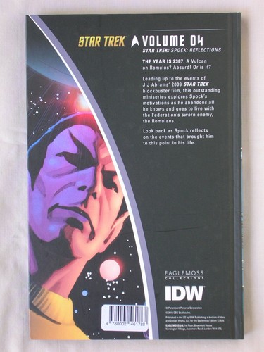 SPOCK REFLECTIONS Star Trek Novela Gráfica Colección EAGLEMOSS TAPA DURA VOL 4 - Imagen 3 de 3