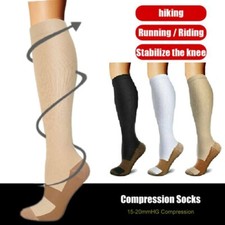 Wide Calf Compression Socks for Women  Men Large Size Circulation 20-30 mmHg US