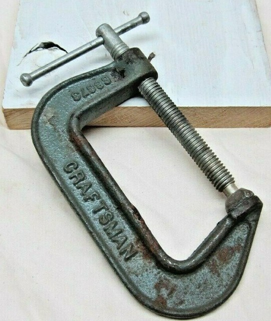 Vintage Craftsman CClamp 66673 Malleable eBay