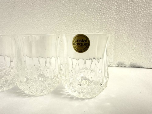 Cristal D'Arques Longchamp 2.1/4" Shot/Liqueur Glasses X 6 - Picture 2 of 3