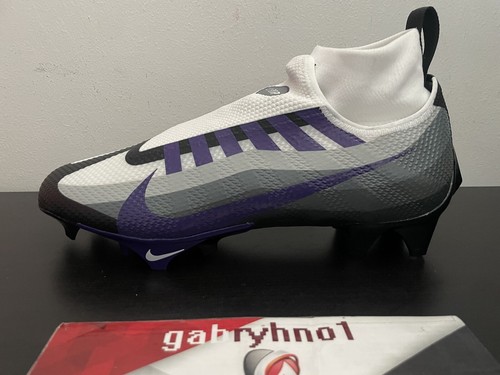 Nike Vapor Edge Pro 360 Football Cleats DV0778-006 Black Purple Mens Size 14 - Picture 2 of 8