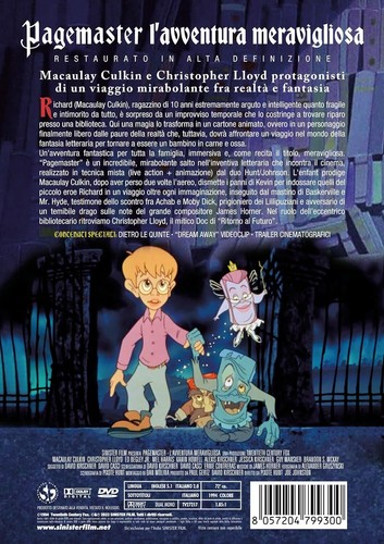 THE PAGEMASTER *1994 / REMASTERED IN HD / Macaulay Culkin* NEW Region 2 DVD - Picture 2 of 2