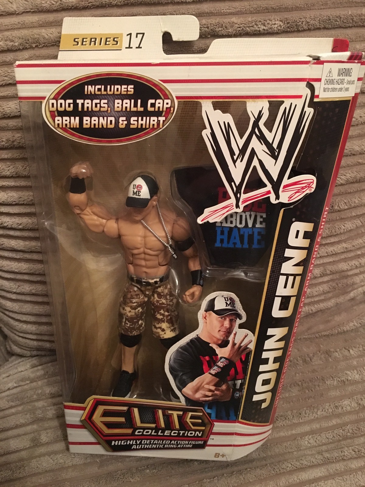 Cena all/'PIASTRINE-Mattel Accessori per WWE Wrestling Figure