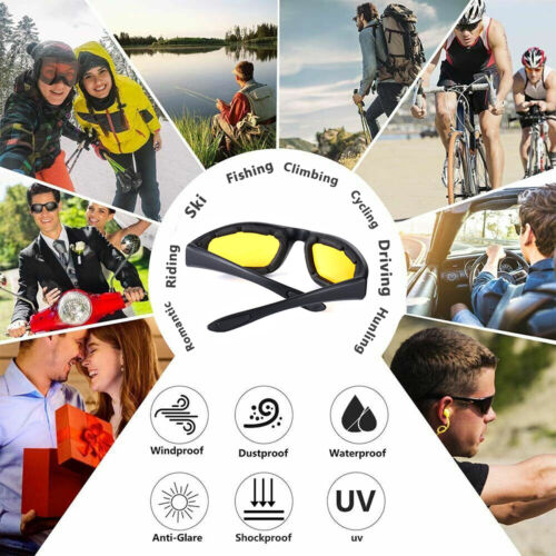 Sonnenbrille Herren Sport Pilot Laufen Angeln Golf Fahren Brille Schutzbrille - Bild 3 von 24