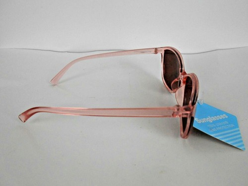 WOMEN'S LIGHT CLEAR PINK SUNGLASSES - Picture 3 of 3