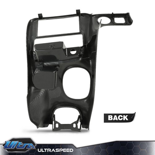 Kit de bisel de tablero central de radio doble Din aspecto de carbono apto para Corvette C5 1997-2004 - Imagen 4 de 12