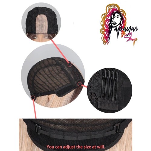 Natural Glam Long Wavy Black Hair Synthetic Lace Front Wigs Heat Resistant - Picture 4 of 4