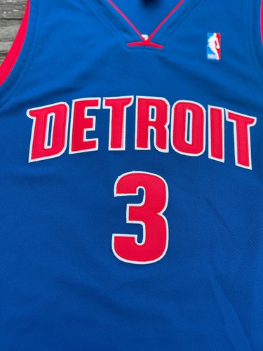 Vintageš„ Reebok NBA Detroit Pistons Ben Wallace Sewn Jersey Size 54 HOF - Picture 11 of 24