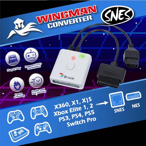 Brook Wingman SNES per console SNES/NES/SFC/FC - Foto 7 di 12