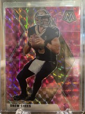 DREW BREES 2020 Mosaic Pink Camo PRIZM Parallel  #142 New Orleans Saints 🔥🏈💎