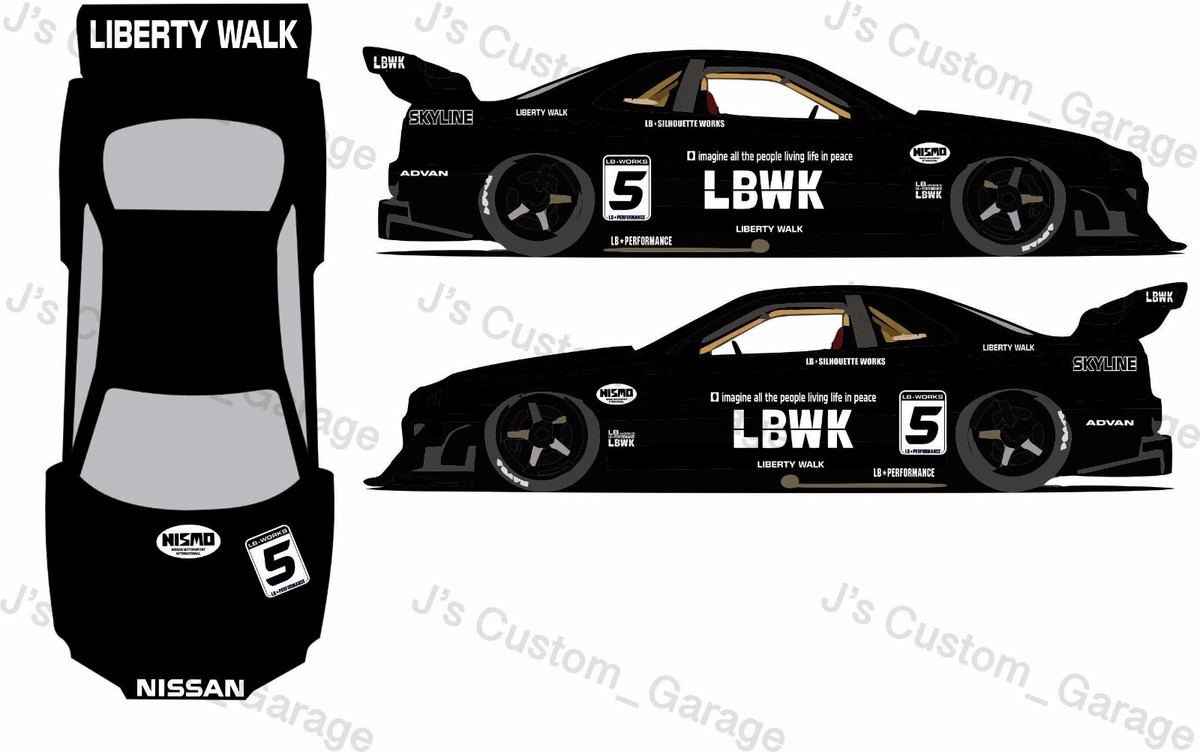 Hot Wheels Premium LB-ER34 SUPER SILHOUETTE NISSAN SKYLINE