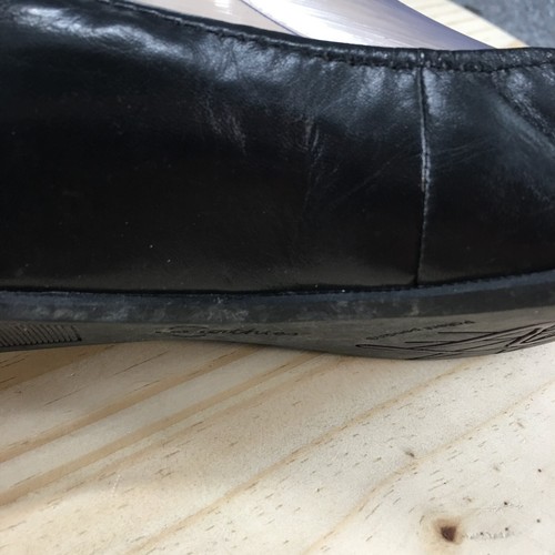 Earthies Shoes Womens 8B Rubio Casual Comfort Slip On Ballet Flats Black Leather - Picture 6 of 18