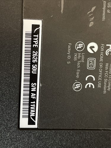 IBM ThinkPad Type 2626 50U Combo CD/Flop Laptop Computer Crck Screen Parts - Picture 5 of 15