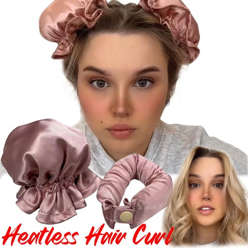 New Heatless Curl Stick With Cloth Cover Cute Ball Head Hair Curler Headband Hai - Picture 4 of 10
