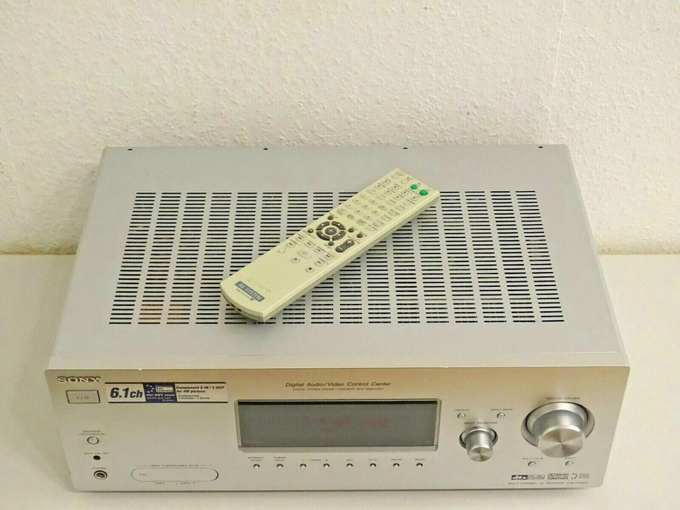 Sony STR-DG500 6.1 AV-Receiver in Silber inkl. FB, 2 Jahre Garantie - Bild 4 von 4