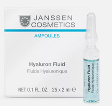 JANSSEN COSMETICS HYALURON FLUID AMPOULES 2ml * 25ea ANTIAGING MOISTURE SERUM