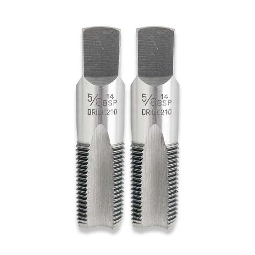 BSP TAPS SET OF 2 MANY SIZES AVAILABLE THREADING 1/8" - 1" RDGTOOLS - Picture 6 of 16