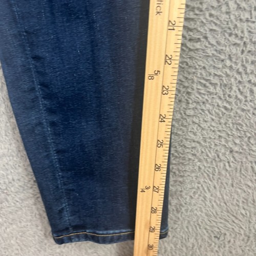 Levi's Premium 721 High Rise Skinny Damen Gr. 31 Distressed Dark Wash Jeans - Bild 5 von 16