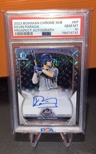2023 Bowman Chrome Prospect Mega Box Kevin Parada Gem Mint PSA 10 Auto Mets