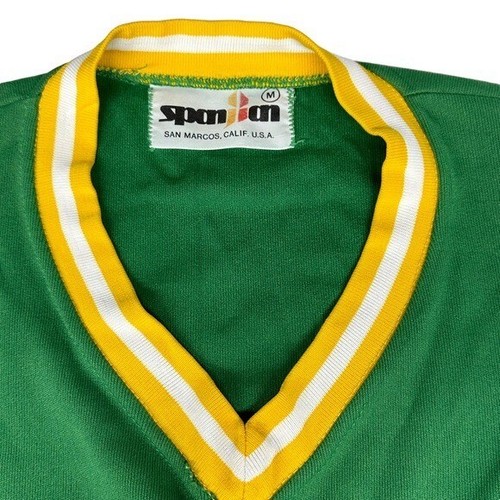 Spanjian Gators Men's M #14 Vintage Baseball Jersey 60's 70s College High School - Picture 6 of 10