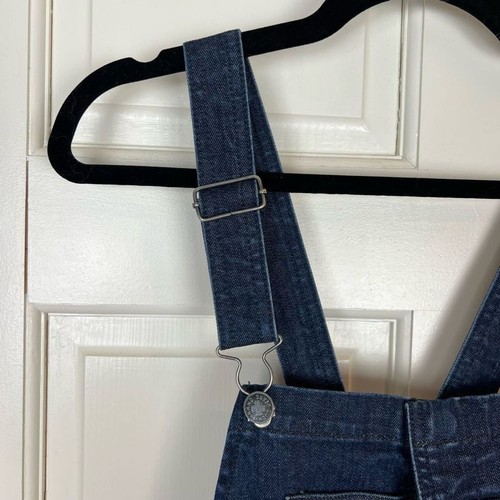 Lucky Brand Bridgette Slim Cropped Cuffed Overalls with Pockets Women’s Size 4 - Picture 8 of 16