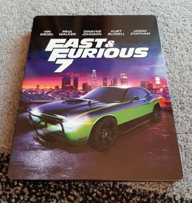 Fast & Furious 7 / Blu Ray Steelbook / Vin Diesel / Paul ...