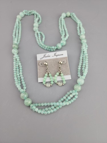 Judie Ingram Adventurine NWT Necklaces & Earrings & bracelet Jewelry  - Picture 1 of 4