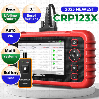 2026 LAUNCH CRP123X OBD2 Scanner Engine ABS SRS Code Reader Car Diagnostic Tool
