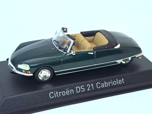 Citroen DS 21 Cabriolet 1971, verde scuro metallizzato, NOREV 1:43 - Foto 1 di 3