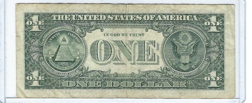 Billete de un dólar de lujo de $1 nacimiento AÑO sujetalibros a juego F34177034I 34 1770 34 - Imagen 2 de 2