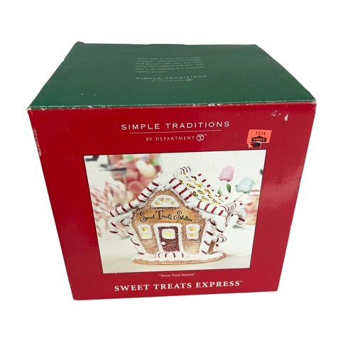 Department 56 Christmas Sweet Treats Express Süßigkeitenstation beleuchtetes Haus - Bild 2 von 6