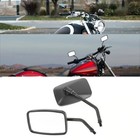 For Yamaha Road Star Xv 1600 1700 Black Rectangle Motorcycle Rearview Mirrors Us (For: Yamaha Road Star)