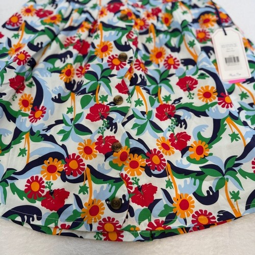 NWT Classic Prep 12 Year Audrey Scallop Olina Poplin Stretch Floral Kids Skirt - Picture 3 of 13