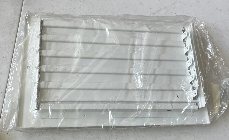 10” X 6” Curved Blade 1 Way Horizontal Diffuser white #C1HW1006 - Image 3 of 4
