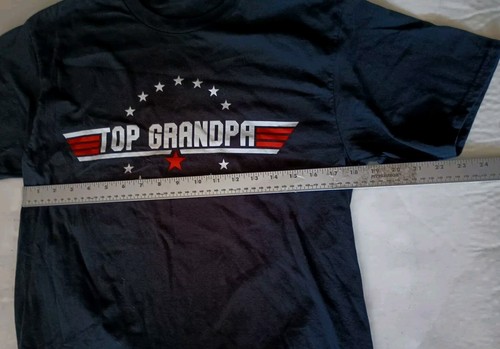 Top Grandpa Black T Shirt for Men's Medium - Picture 3 of 5