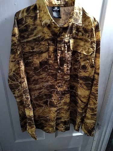 Mens Mossy Oak Fishing Size M(38-40) Long Sleeve Button Up Shirt - Picture 5 of 5