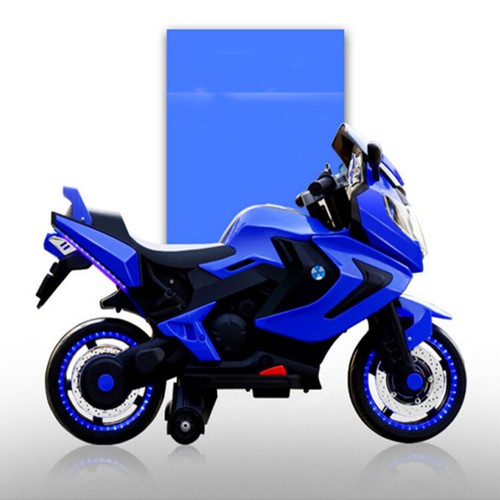 MOTO ELETTRICA PER BAMBINI MOTOCICLETTA 2 POSTI 12V CON USB MP3 LED BIANCO ROSSO - Foto 21 di 22