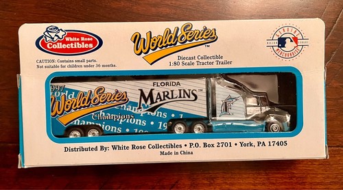 White Rose Collectibles 1997 World Series Florida Marlins Tractor Trailer 1:80 - Picture 2 of 6