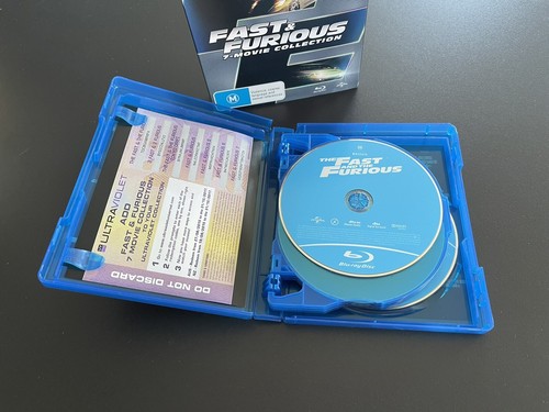 FAST AND FURIOUS 7-movie Collection Blu-ray Discs Boxed Set Ultraviolet HD 2015 - Picture 6 of 10