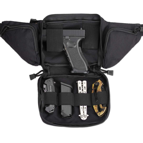 Tactical Fanny Pack Gun Holster Concealed Carry Pistol Military Waist Bag Pouch - Picture 3 of 12