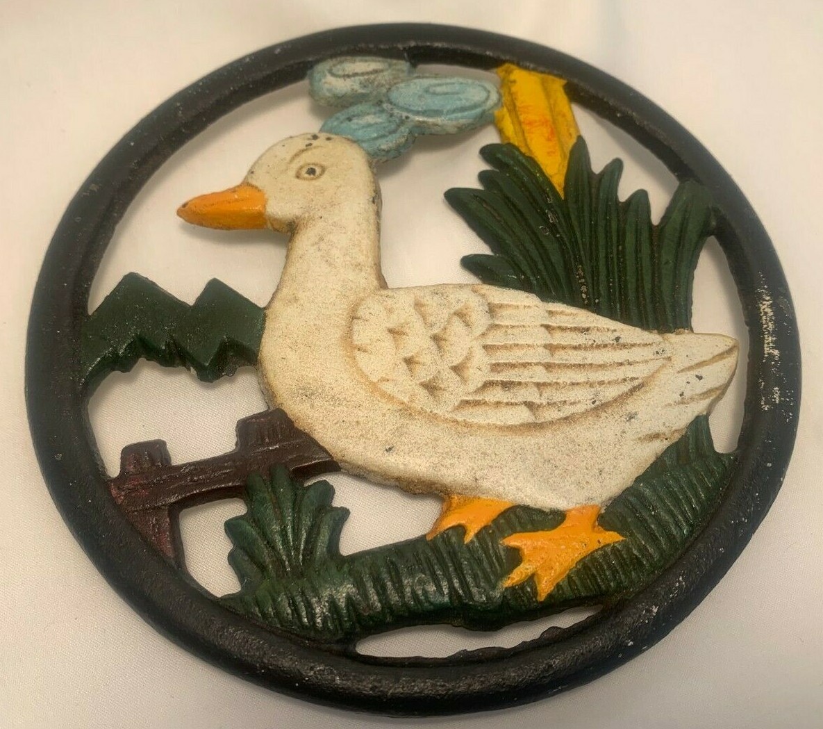 Cast Iron painted Duck (JAS) Cast Iron painted Duck (JAS)