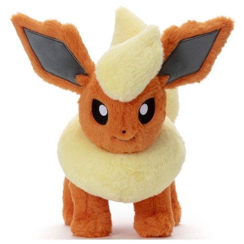 Takara Tomy Pokemon Soft Plush Toy - Kutatta Flareon (M Size)