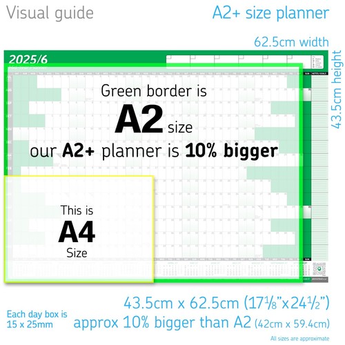 2025-2026 Mid-Year Calendar Academic Wall Planner Uni Chart 3 sizes A2 A1 A0 - Picture 51 of 204