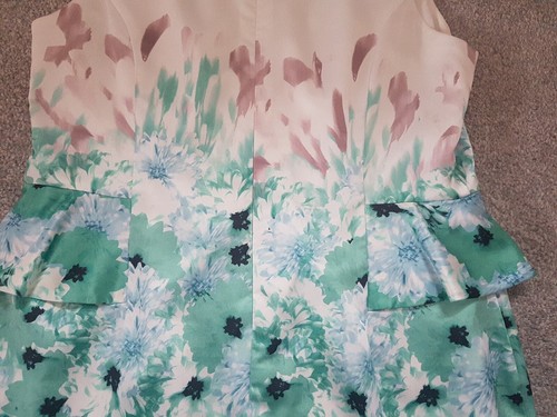 Ladies Kaliko Floral Dress Size 18 Lined - Picture 7 of 14